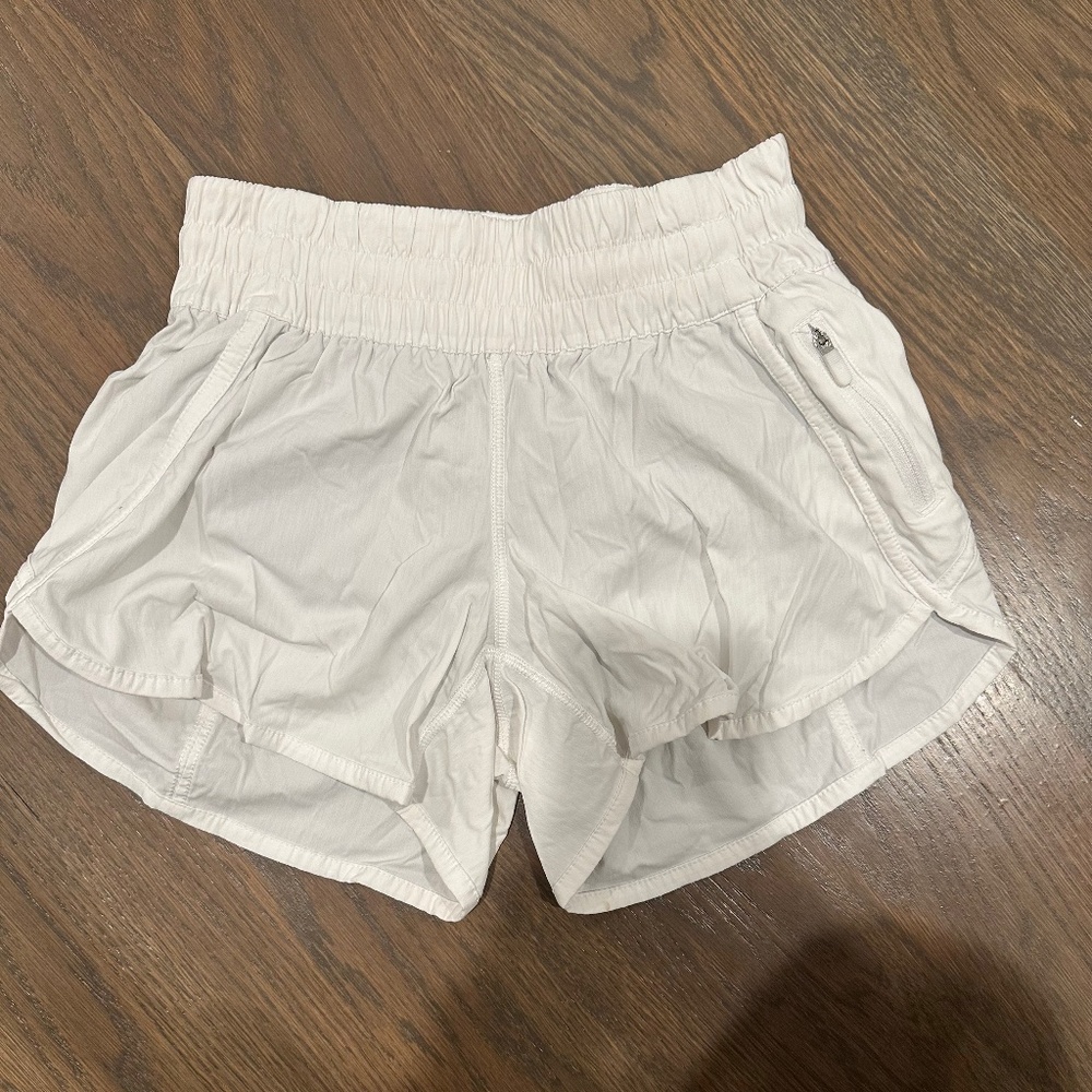 White Lululemon Shorts